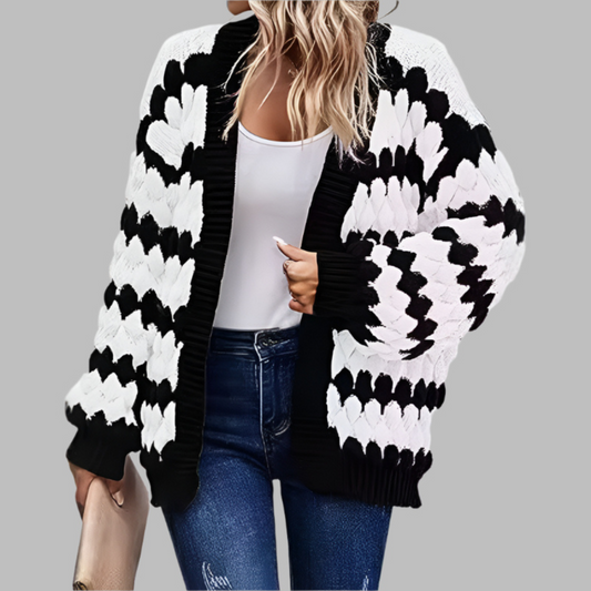 SALVACION™ – Casual Long Sleeve Drop Shoulder Cardigan