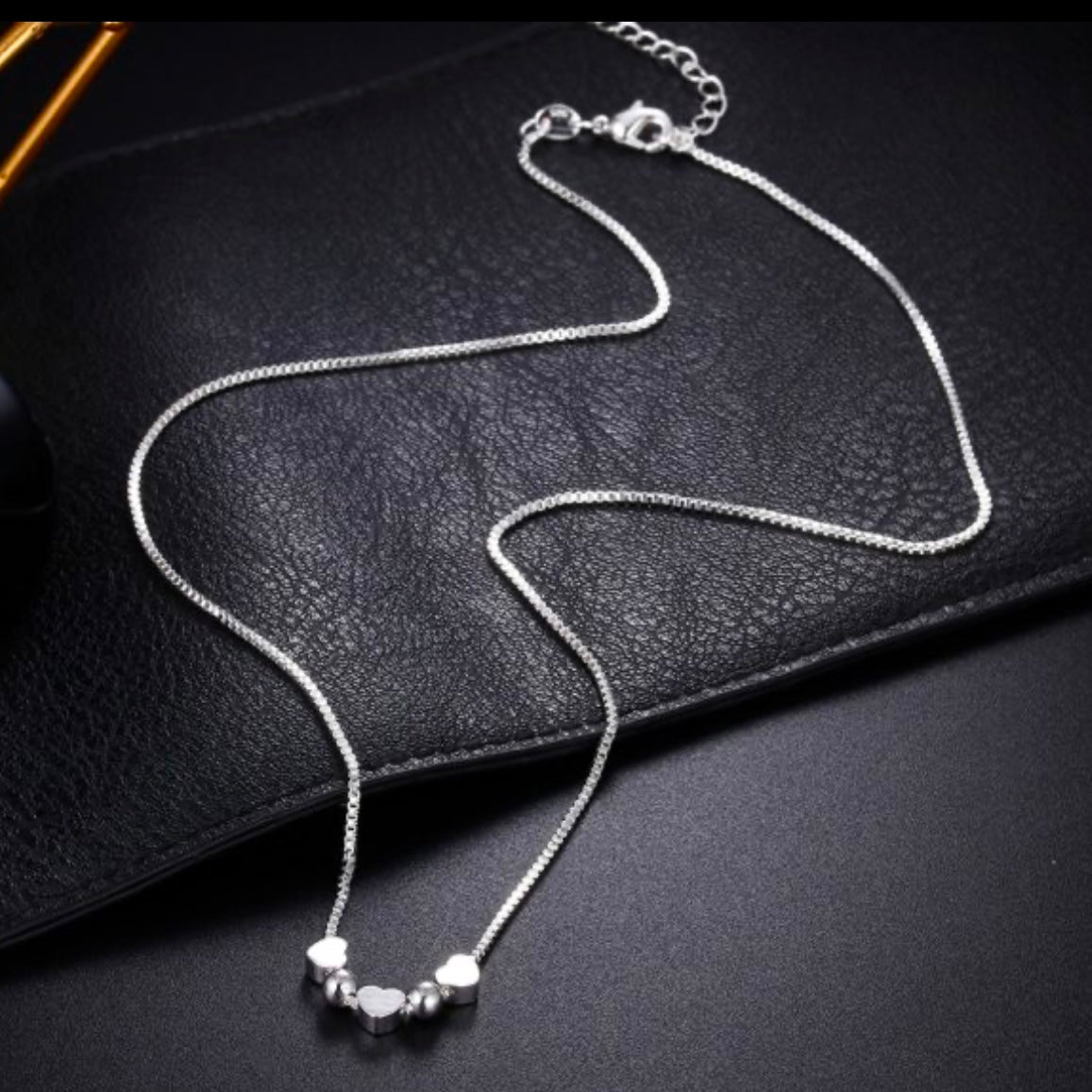 Heart String Necklace