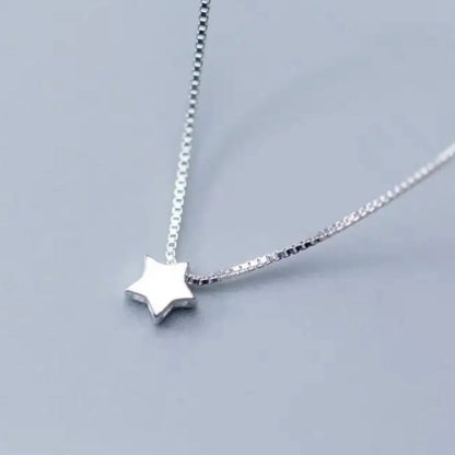 Silver Star Necklace