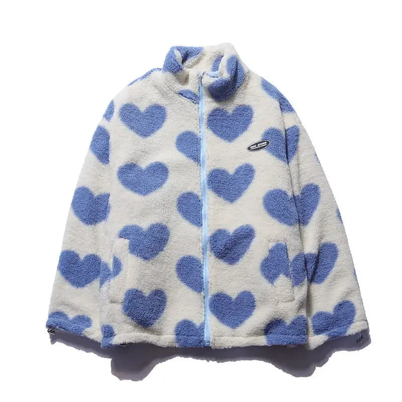 Camila | Reversible jacket with hearts