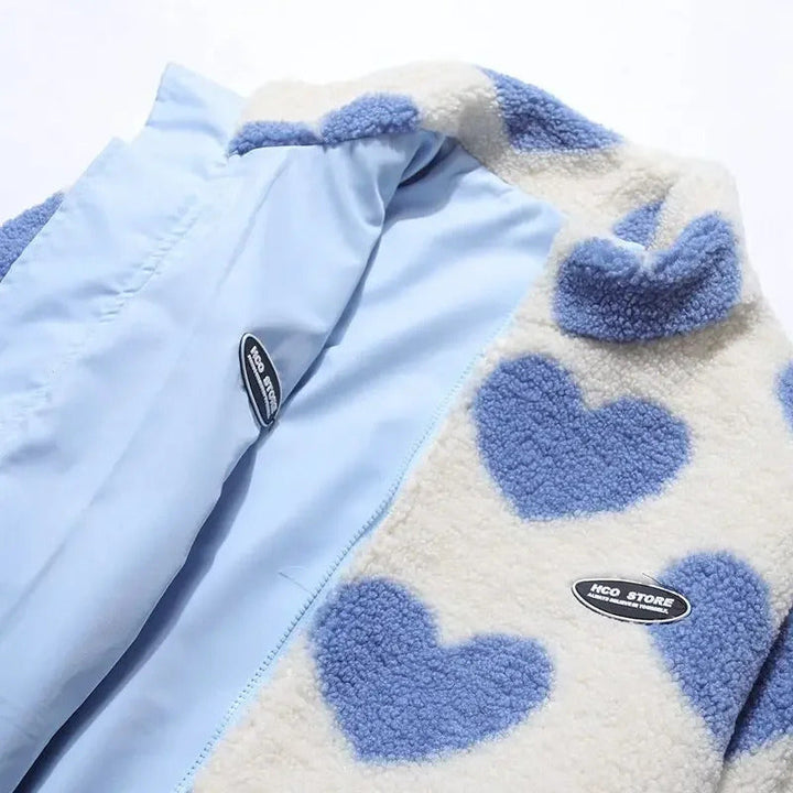Camila | Reversible jacket with hearts