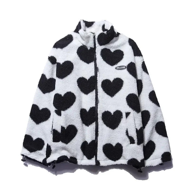 Camila | Reversible jacket with hearts