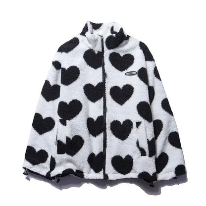 Camila | Reversible jacket with hearts