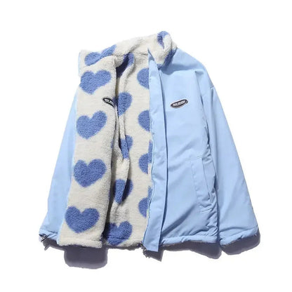 Camila | Reversible jacket with hearts