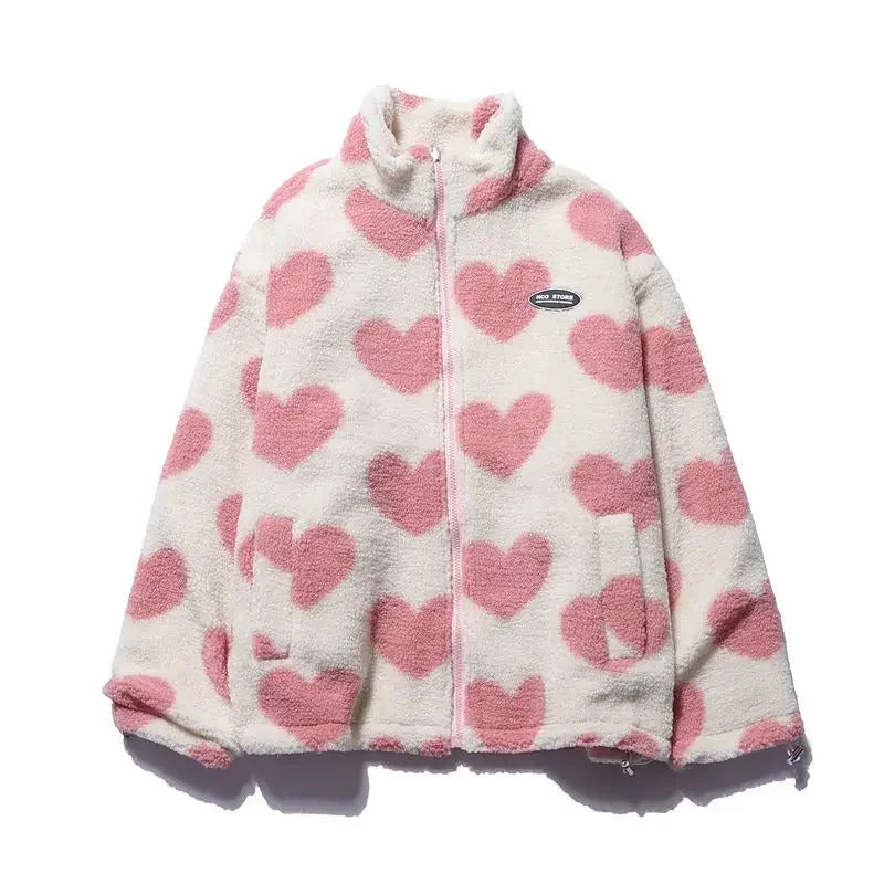 Camila | Reversible jacket with hearts