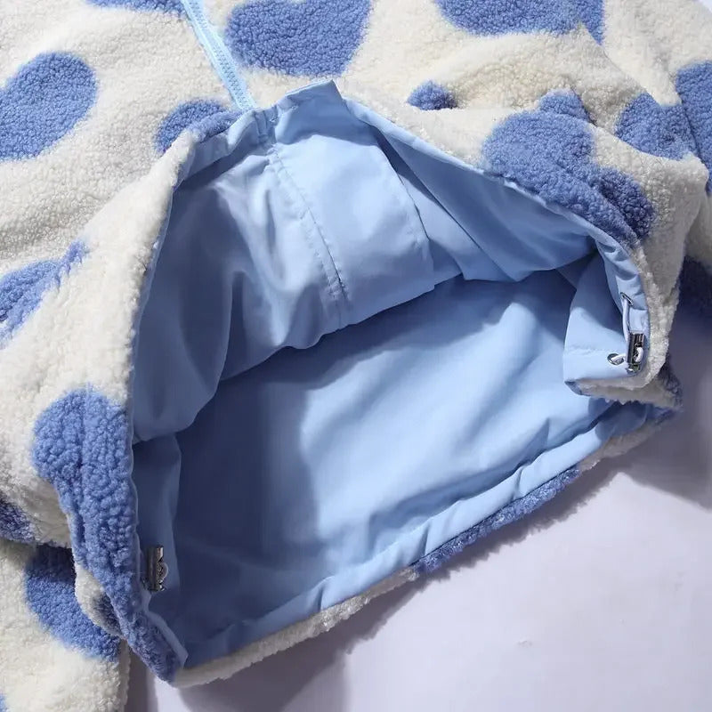 Camila | Reversible jacket with hearts