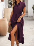 Chloe|Elegant Button Dress