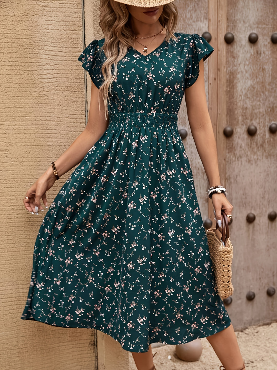 Isabella | Floral Midi Dress