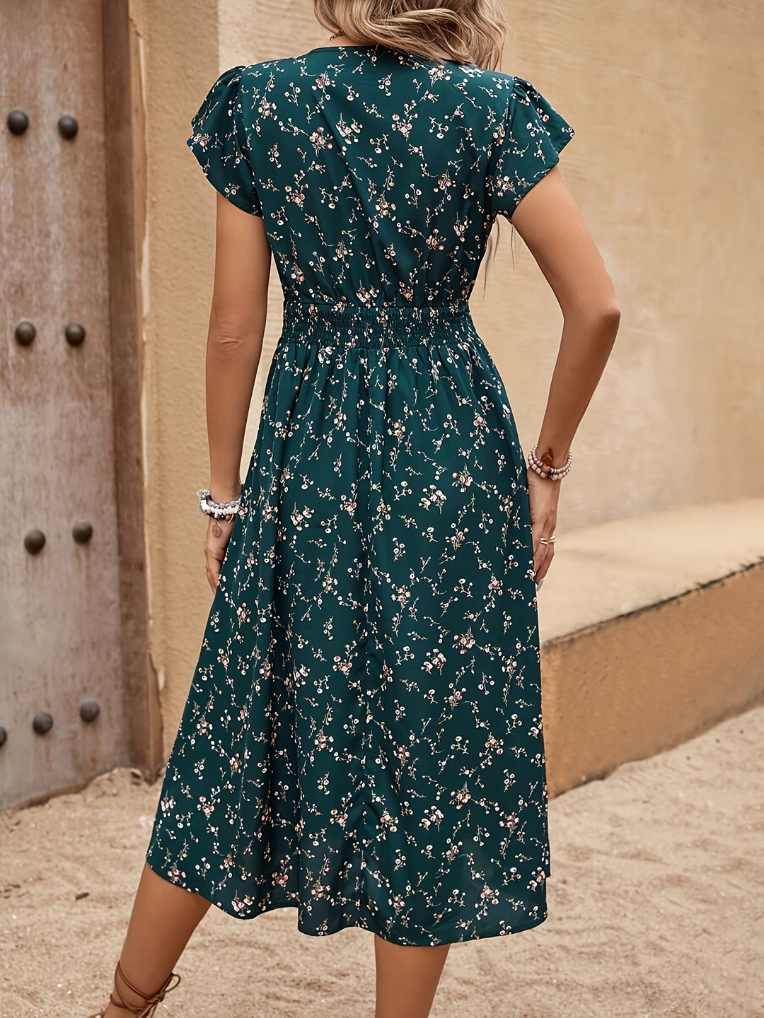Isabella | Floral Midi Dress