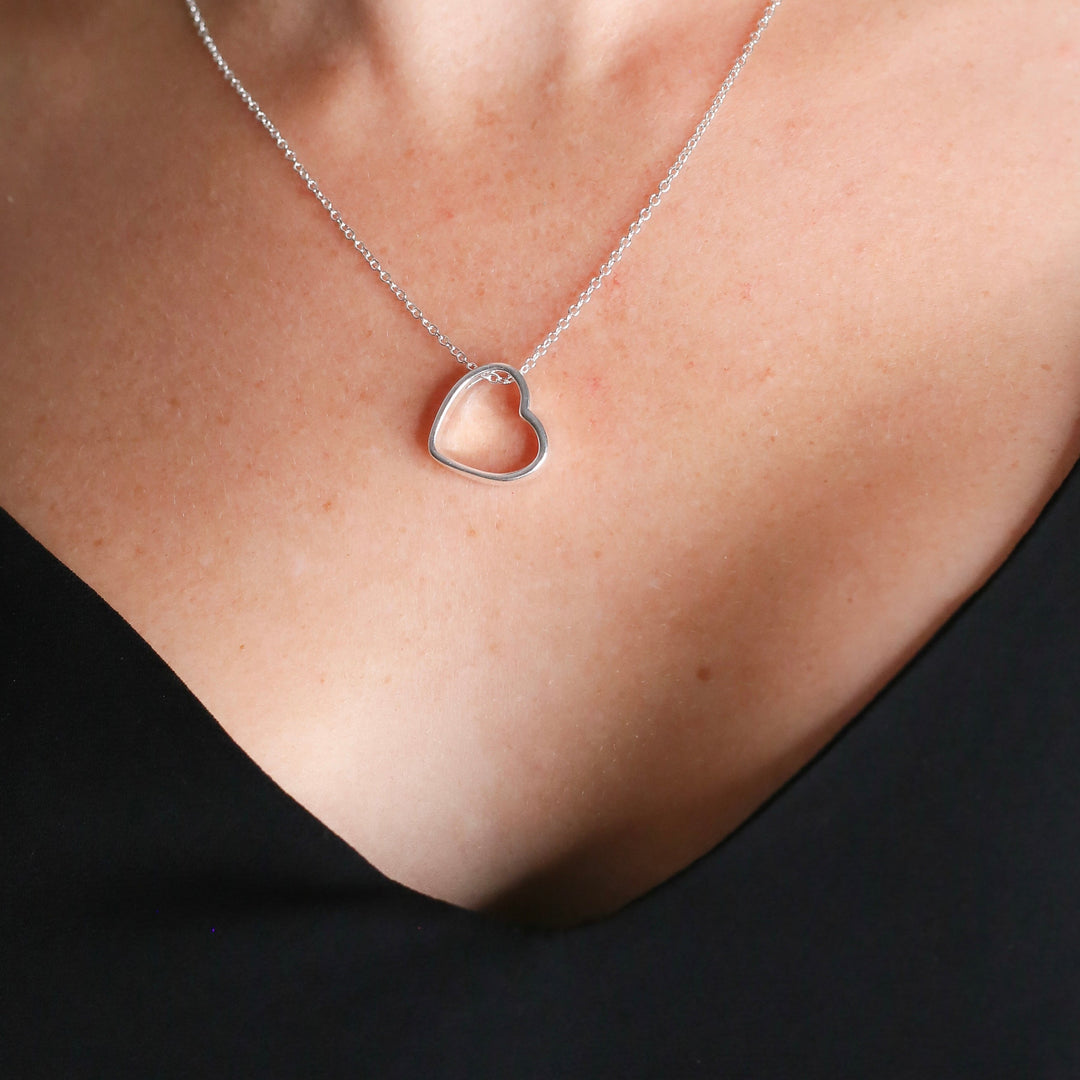 Hollow Heart Necklace