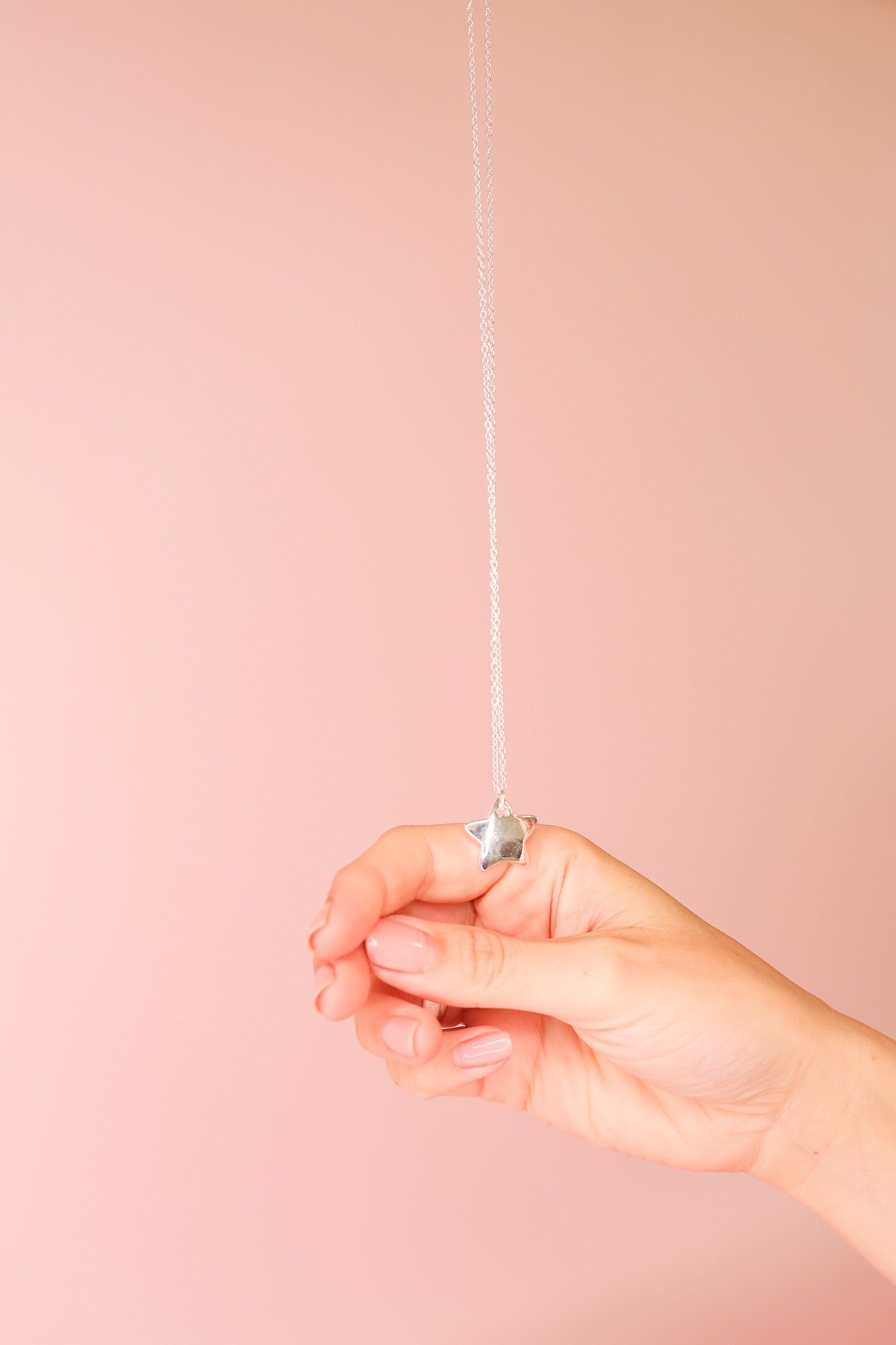 Sterling Silver Single Star Necklace