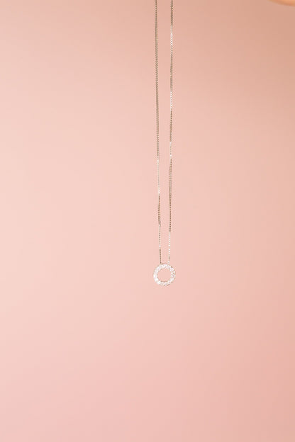 Circle Sparkle Necklace
