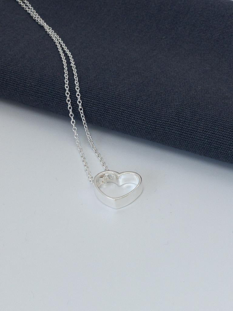 Hollow Heart Necklace