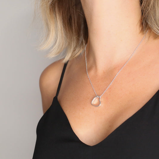 Hollow Heart Necklace